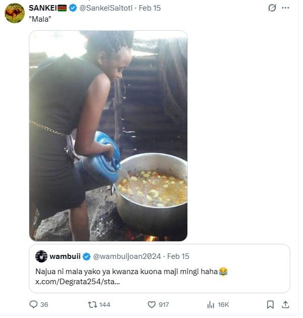 Sankei mala sankeisaitoti feb 15 wambuii wambuijoan2024 feb 15 najua ni mala yak