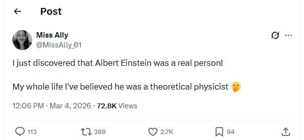Post miss ally missally_01 ijust discovered that albert einstein was a real pers