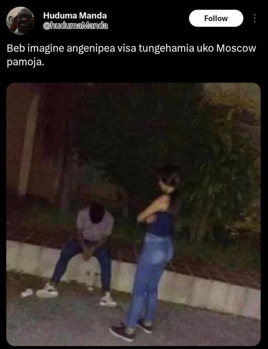 Huduma manda hudumamanda follow beb imagine angenipea visa tungehamia uko moscow