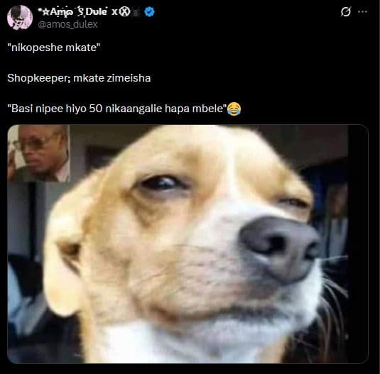 Anjo dule x amos_dulex nikopeshe mkate shopkeeper mkate zimeisha basi nipee hiyo