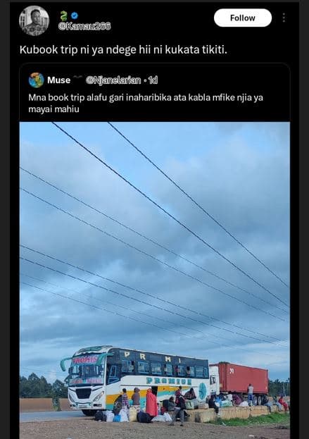 Follow 0kanp68 kubook trip ni ya ndege hii ni kukata tikiti. muse manelafan ' 1d