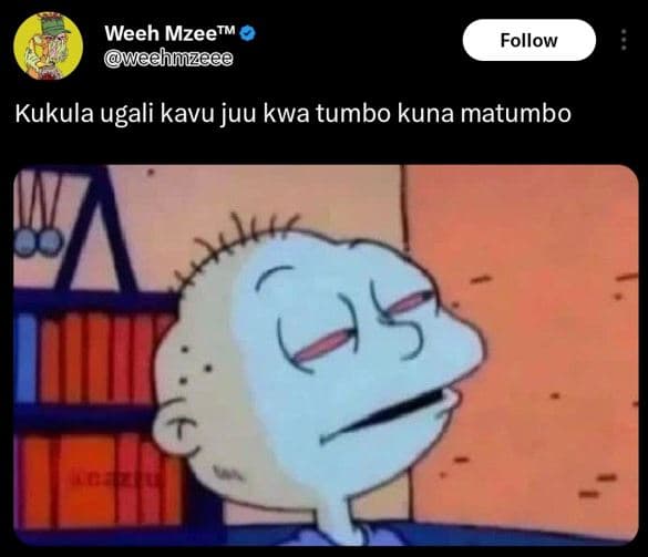 Weeh mzeetm wechlzeee follow kukula ugali kavu juu kwa tumbo kuna matumbo