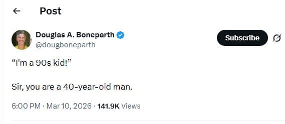 Post douglas a. boneparth dougboneparth subscribe im a 9os kidı sir, you are a 4