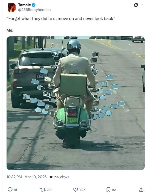 Tamale 256rootyherman forget what they did to u, move on and never look back me