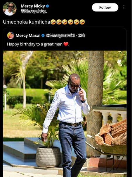 Mercy nicky marcyhickz follow umechoka kumfichae9h88 mercy masai madynsai3 .23h