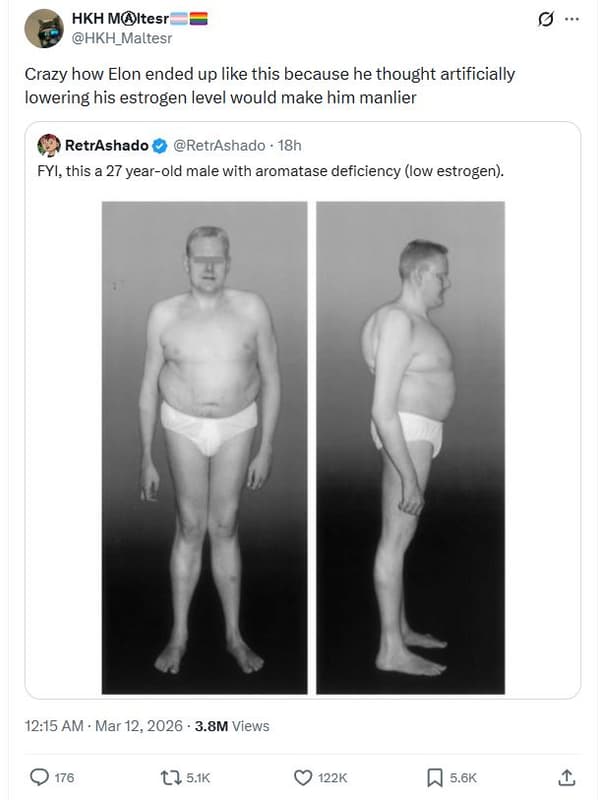 Hkh mltesr hkh_maltesr crazy how elon ended up like this because he thought arti