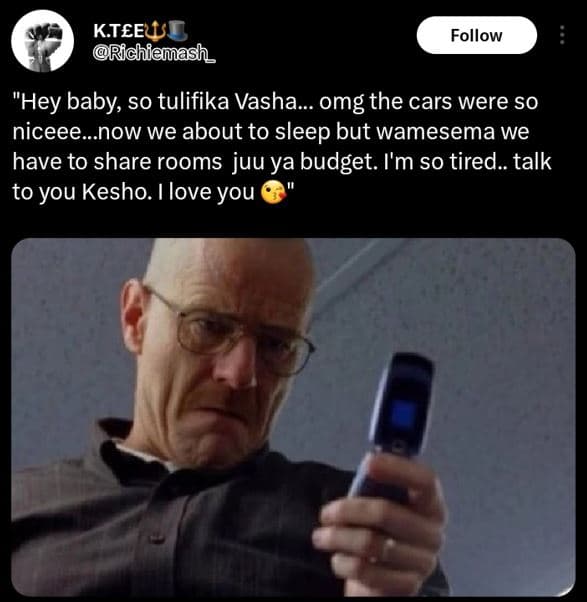 Kteev richienash follow hey baby so tulifika vasha.. omg the cars were so niceee