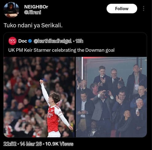 Neighbor orani follow tuko ndani ya serikali . doc kanthikadhaigal . 13h uk pm k