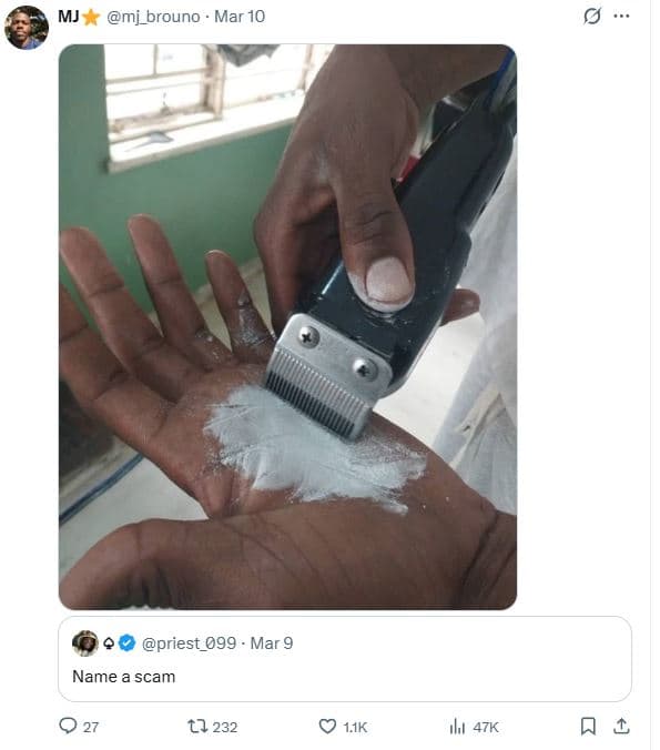 Mj mj_brouno mar 10 priest_099 mar 9 name a scam 0 27 ll 232 1ik ilı 47k