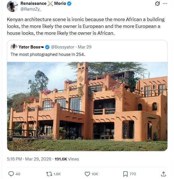 Renaissance ramzzy_ morio kenyan architecture scene is ironic because the more a
