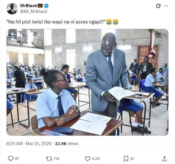 Mrblack ke_mrblack na hii plot twist iko wapi na ni acres ngapi? 8.25 am mar 31,