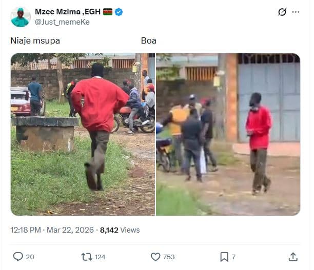 Mzee mzima , egh just_memeke niaje msupa boa 12.18 pm mar 22, 8,142 views o 20 t