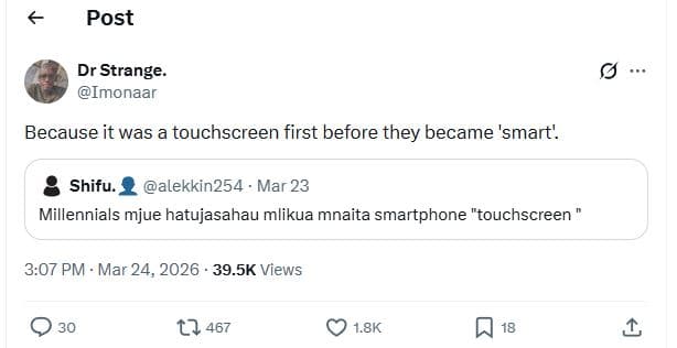 Post dr strange. imonaar because it was touchscreen first before they became 'sm