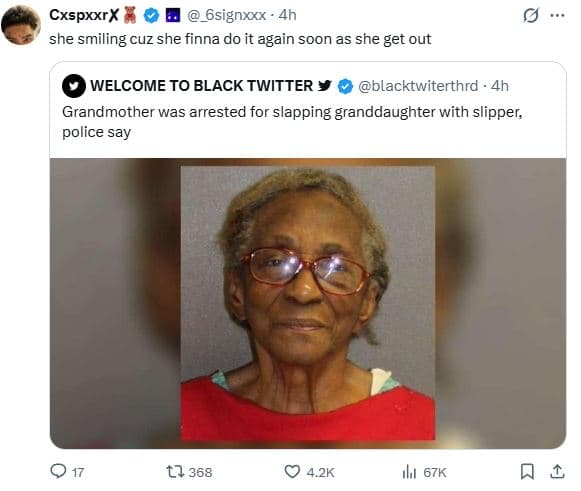 Cxspxxrx _6signxxx 4h she smiling cuz she finna do it again soon as she get out