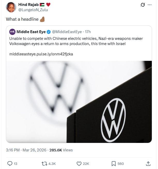 Hind rajab lungelon_zulu what headline middle east eye middleeasteye 17h unable