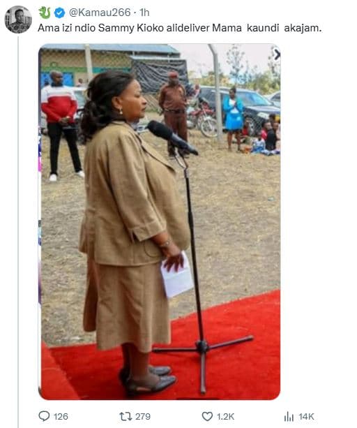 Kamau266 ama izi ndio sammy kioko alideliver mama kaundi akajam. 126 ll 279 1.2k