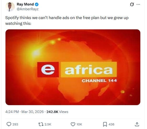 Ray mond amberrayz spotify thinks we can't handle ads on the free plan but we gr