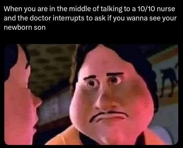 When you are in the middle of talking to a 1010 nurse and the doctor interrupts