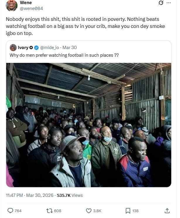 Wene wene084 nobody enjoys this shit, this shit is rooted in poverty nothing bea