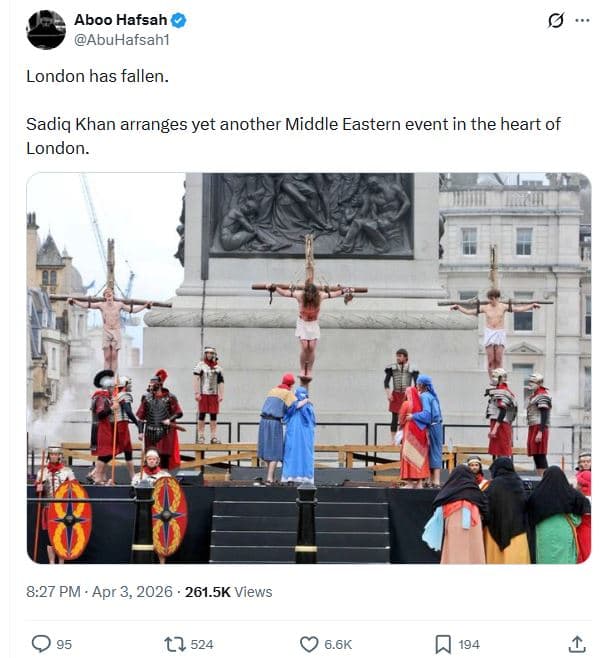 Aboo hafsah abuhafsahl london has fallen . sadiq khan arranges yet another middl