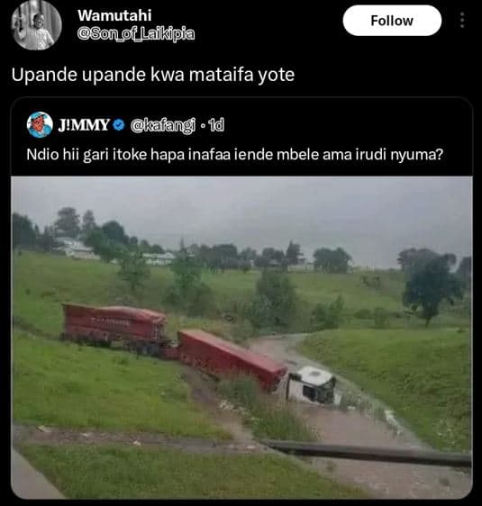 Wamutahi 8n lf lafkipia follow upande upande kwa mataifa yote jimmy kalangi . 1
