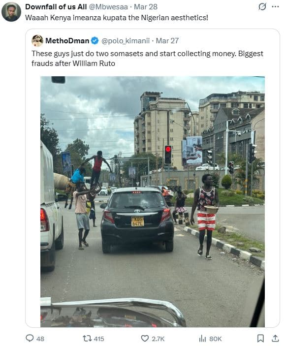 Downfall of us all mbwesaa mar 28 waaah kenya imeanza kupata the nigerian aesthe